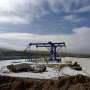 浙江湖州桥梁模板台车操作简单高速路护栏吊篮施工设备