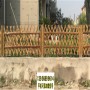 舞鋼竹籬笆pvc護欄濱州濱城竹圍欄草坪柵欄