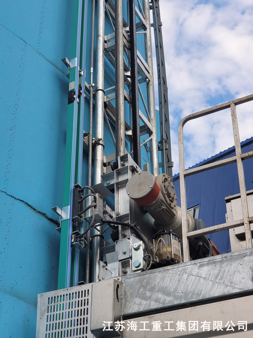 锅炉烟囱电梯-在宝鸡发电厂环境改造中综评优良