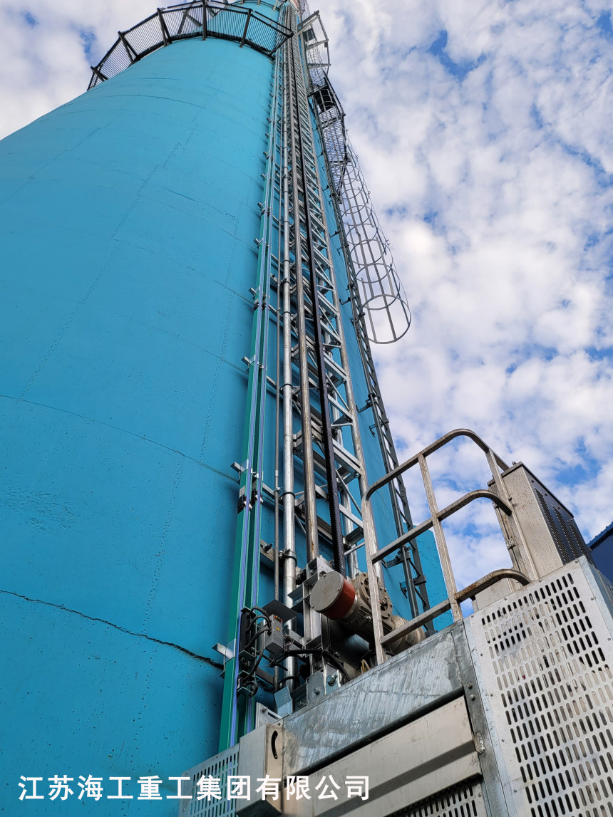 脱硫塔升降梯-在黑龙江发电厂环保改造中环评合格