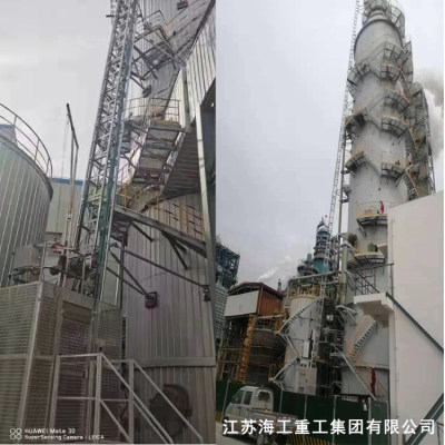 锅炉烟筒升降机-在黄骅热电厂超低排放技改中安全运行