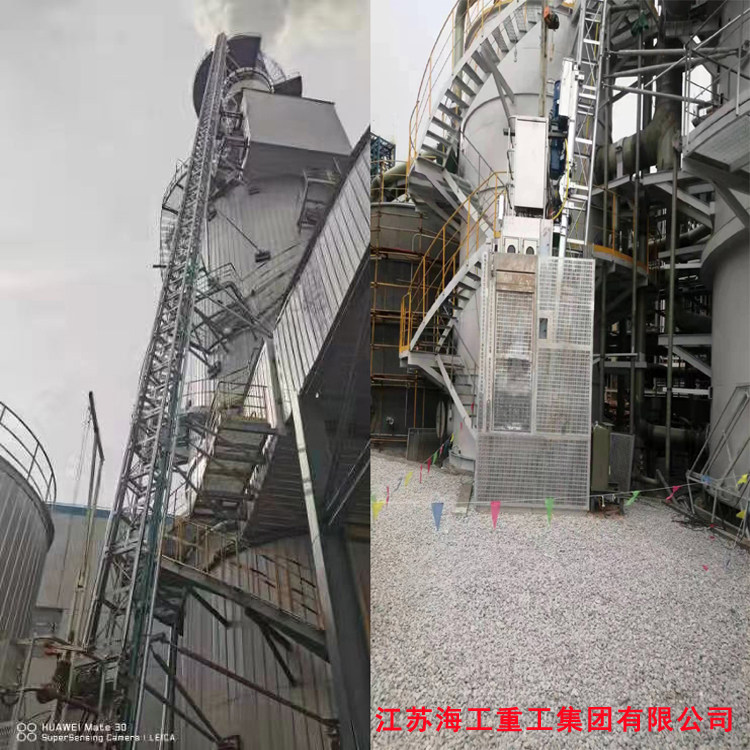 工业电梯-在衡阳热电厂环境改造中综评优良
