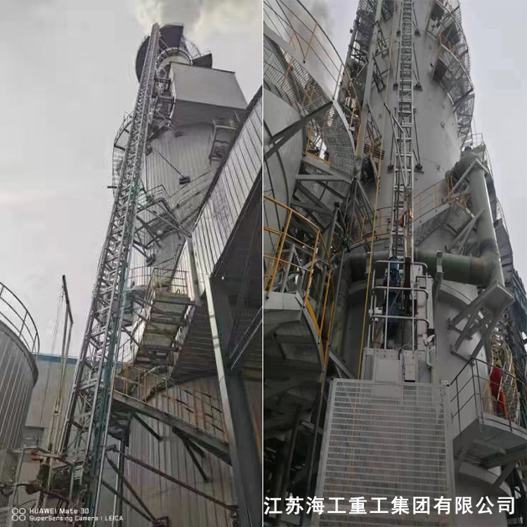 工业升降梯-在兖州发电厂超低排放技改中安全运行