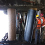 瓦房店海上鋼結構犧牲陽極塊安裝防腐水下作業€#海工重工集團