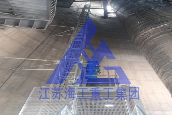 脱硫塔CEMS电梯-烟囱升降梯-烟筒升降机-在南和发电厂技改中合格