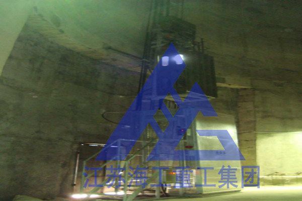 烟囱CEMS升降机-脱硫塔升降梯-烟筒电梯-在汉寿发电厂成功运用