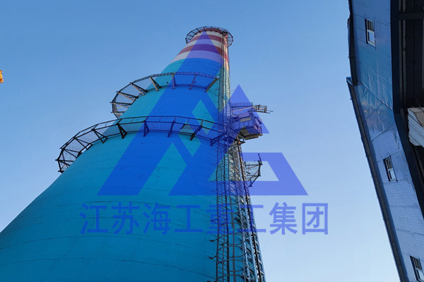 烟囱电梯-专利技术——在江北钢铁厂安监质监环保综优