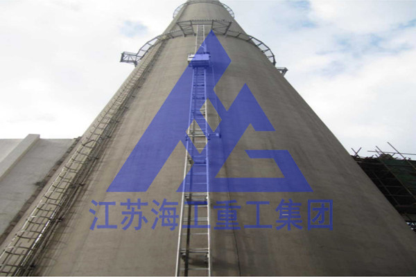 通过化州环测烟囱工业电梯-CEMS升降机-齿轮齿条升降梯