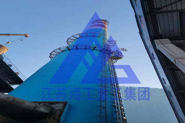 脱硫塔CEMS专用电梯-专利技术——在黑龙江省蓄电池厂环评改造评优