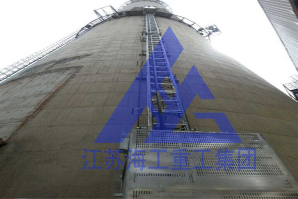工业升降梯-在巫山发电厂超低排放技改中安全运行