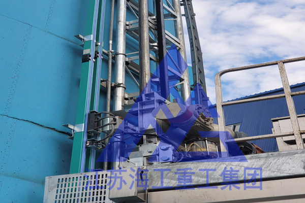烟囱CEMS升降机-脱硫塔升降梯-烟筒电梯-在醴陵热电厂成功运用