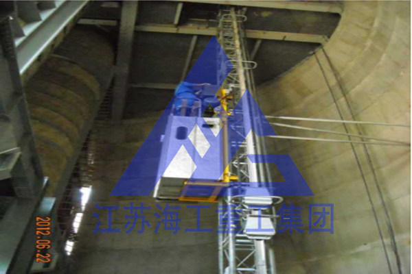 通过福安环评吸收塔工业电梯-CEMS升降机-齿轮齿条升降梯
