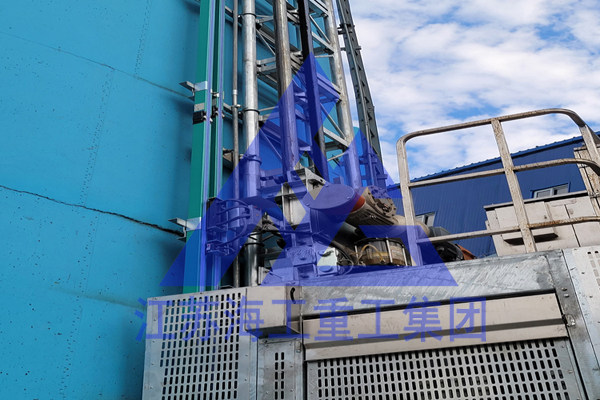 烟囱CEMS升降机-脱硫塔升降梯-烟筒电梯-在武汉热电厂环评合格