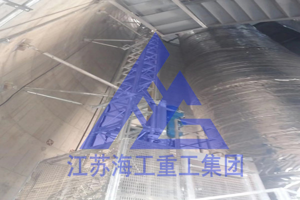 锅炉烟囱电梯-在肃宁发电厂超低排放技改中安全运行