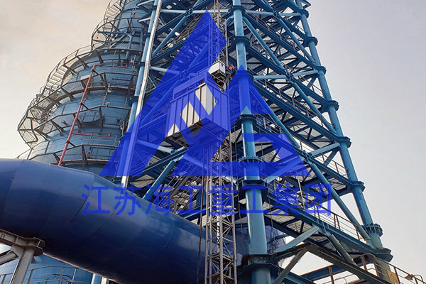 烟囱CEMS专用电梯-专利技术——在永宁锅炉公司安监质监环保综优