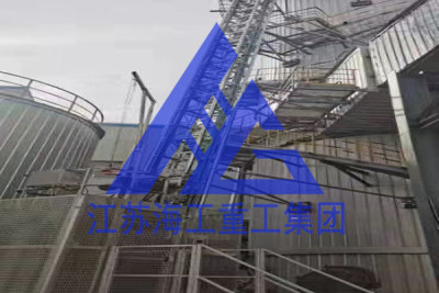 吸收塔工业专用升降机-专利技术——在开平化纤厂环境监测中评优