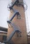  佳木斯---混凝土煙囪安裝螺旋梯&圖片現場