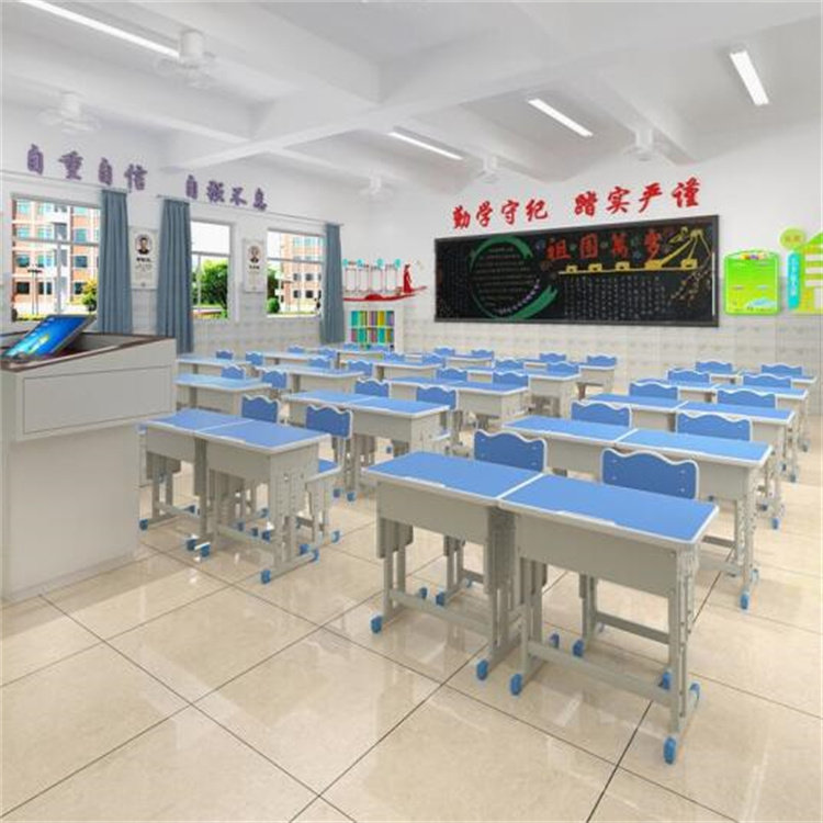 尚义教室课桌椅橡木国学桌