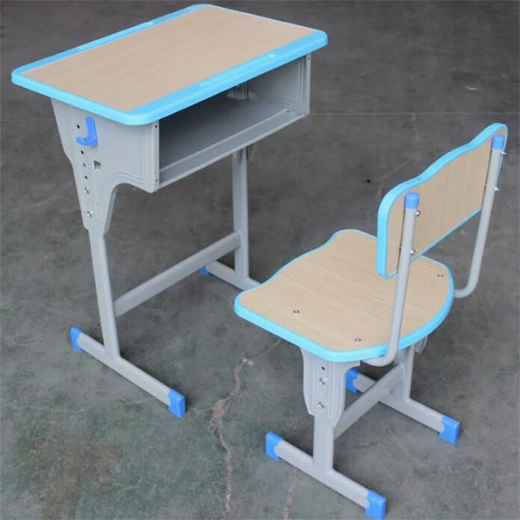 怀柔双人课桌椅实木书法桌