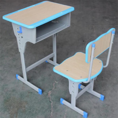 折叠实木书法桌升降课桌椅