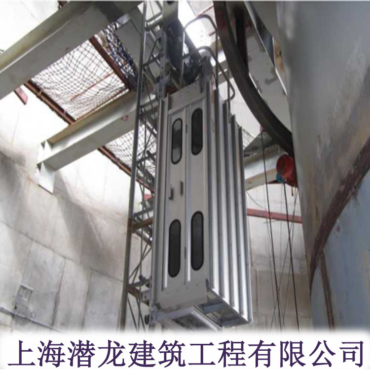 邱县烟筒升降电梯-烟囱工业电梯CEMS专用平台改道旋转梯