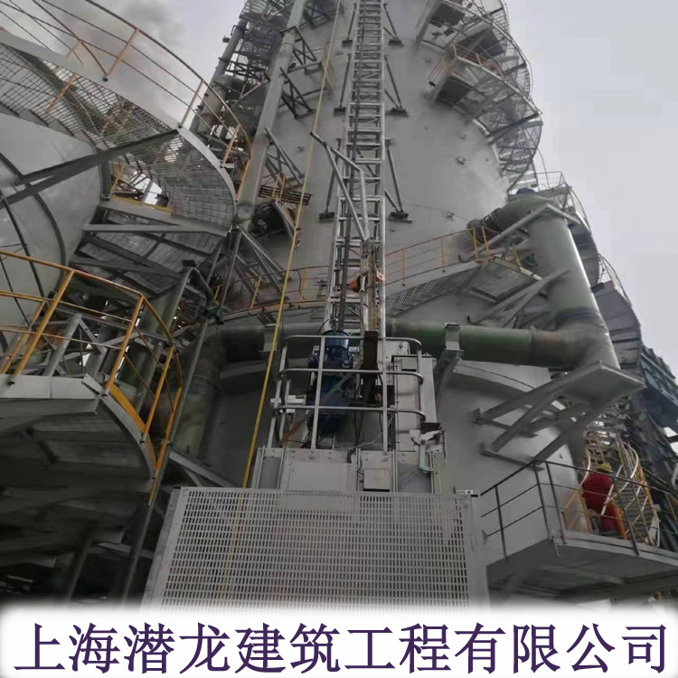 脱硫塔升降电梯-奉化市-吸收塔升降电梯-CEMS监测专用-上海潜龙建筑工程有限公司