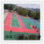 江西南昌青云譜學校裝修網球場地面材料懸浮拼接地板
