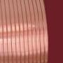 供應環保紫銅扁線、T2/C1100光亮全軟紅銅絲