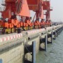 廈門漁船碼頭更換防撞裝置膠墊潛水作業◇\海工重工