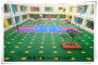 西藏西安軟塑橡膠懸浮地板廠家足球場