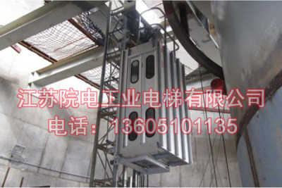 锅炉烟囱电梯-在梅州市热电厂超低排放技改中安全运行