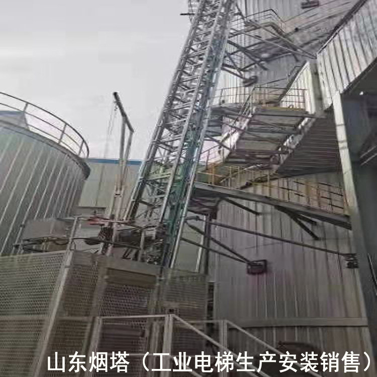乐平市工业电梯-桂林市烟筒升降机制造厂家-烟塔起重