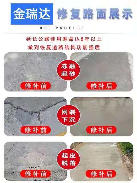 湖南省邵陽市大祥區高強修復路面修補料批發價格廠家電話